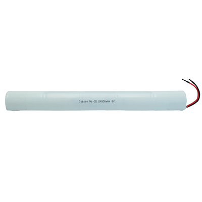 Stick Type 6.0 โวลต์ D4000mah แบตเตอรี่ Ni Cd Exit Light แบตเตอรี่