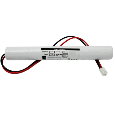 แบตเตอรี่ไฟทางออกฉุกเฉิน 2500mah แบตเตอรี่แบบชาร์จไฟได้ 4.8V 0.1C Charge