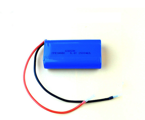 LiFePO4 แบตเตอรี่ไฟทางออกฉุกเฉิน 1500mAH 6.4 V Cycle Life Battery