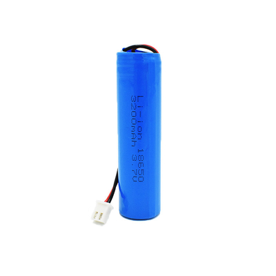 แบตเตอรี่ลิเธียมแบบชาร์จไฟฉุกเฉิน 3.7 V ICR18650 3200mAh