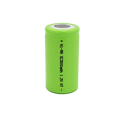 ไฟฉุกเฉินแบตเตอรี่ 3.6 V Ni Mh อุณหภูมิสูง SC3000mAh 1.2V HT Cell