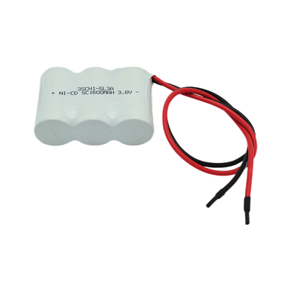 SC ไฟฉุกเฉินแบตเตอรี่ Ni Cd 1600mAh 3.6V Stick Type
