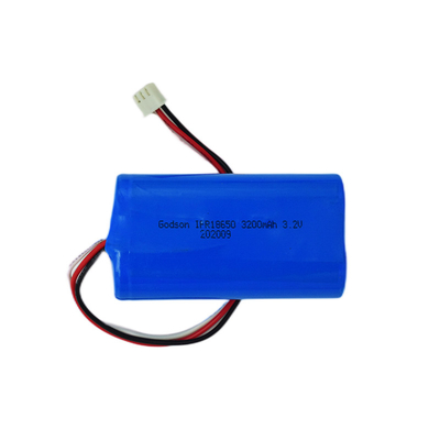 3200mah 3.2 โวลต์ LiFePO4 แบตเตอรี่ IFR18650 PVC Jacket สำหรับไฟฉุกเฉิน