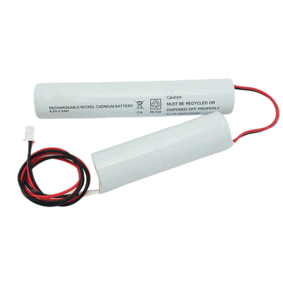 ชุดแบตเตอรี่ NiCd 6.0 V แบบชาร์จใหม่ได้ D4500mAh พร้อมอายุการใช้งานยาวนาน