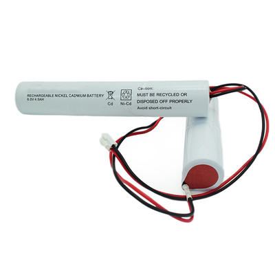 ชุดแบตเตอรี่ NiCd 6.0 V แบบชาร์จใหม่ได้ D4500mAh พร้อมอายุการใช้งานยาวนาน