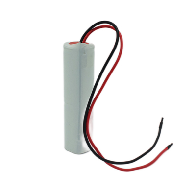 Ni Cd D4000mah แบตเตอรี่ 2.4 วอลท์ออกแสงชนิดไม้กับ PVC ขาว