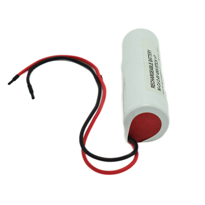 Ni Cd D4000mah แบตเตอรี่ 2.4 วอลท์ออกแสงชนิดไม้กับ PVC ขาว