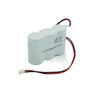 แบตเตอรี่ไฟทางออกฉุกเฉิน 1600mah ชาร์จใหม่ได้ 3.6V 0.1C Charge