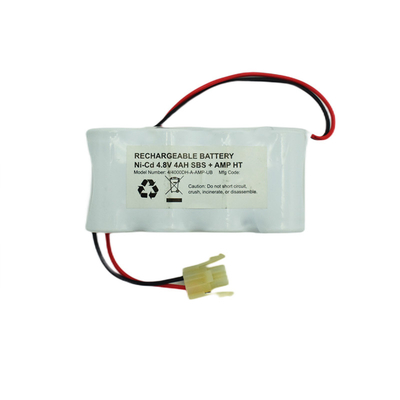 ไฟฉุกเฉินแบบชาร์จไฟได้แบตเตอรี่ Ni Cd 4.8V อายุการใช้งานที่คาดหวัง 5 ปี D4000mAh