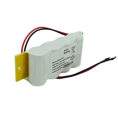 4.8 โวลต์ C2500mah Ni Cd ไฟฉุกเฉินทางออกแบตเตอรี่ Stick Type