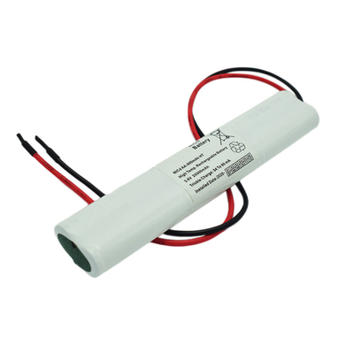 3.6 V SC1800mah Ni Cd Exit Light แบตเตอรี่ Dual Stick Type