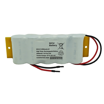 ป้ายทางออกฉุกเฉิน OEM 3.6V เปลี่ยนแบตเตอรี่ NiCd PVC Jacket