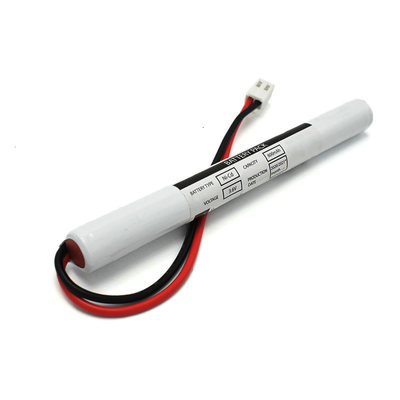 AA600mah 3.6v ป้ายทางออกฉุกเฉินแบตเตอรี่ NiCd Rechargeable Battery Pack