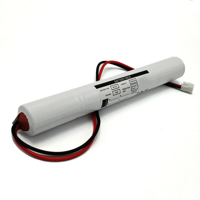 ชุดแบตเตอรี่แบบชาร์จ Ni Cd C2500mah 4.8V สำหรับไฟฉุกเฉิน