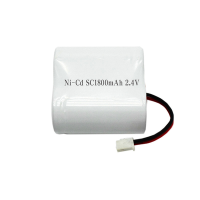 SC1800mah ไฟฉุกเฉิน Ni Cd Battery Pack 2.4 โวลต์แบตเตอรี่