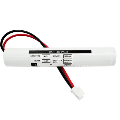 NiCd Sc1200mah 3.6 Volt Battery Stick Type สำหรับไฟฉุกเฉิน