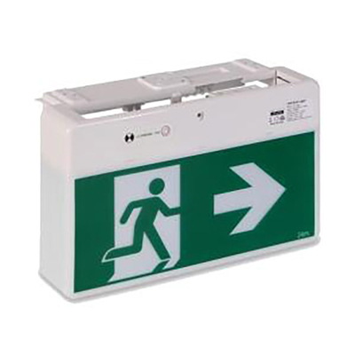 60Hz แบตเตอรี่ลิเธียมไอออนไฟฉุกเฉิน LED Quick Fit Exit Box สีขาว 4W 60lm EGS4QLiA