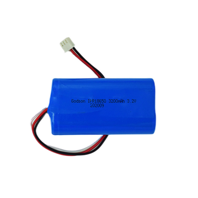 3.2V LiFePO4 แบตเตอรี่ไฟฉุกเฉิน 3200mAh กระดาษข้าวบาร์เลย์ 18650