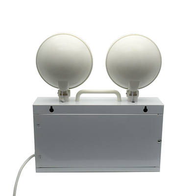 ไฟ LED สปอตไลท์ฉุกเฉินคู่กลางแจ้งสีขาว 3W 6500K ระยะเวลา 3 ชั่วโมง