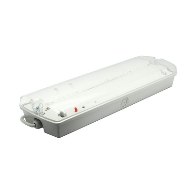 ไฟฉุกเฉินแบตเตอรี่ลิเธียมไอออน AC85V 5 วัตต์ 500Lm 6500k LED Bulkhead