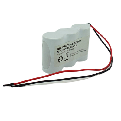 แบตเตอรี่ไฟทางออกฉุกเฉิน NiCD D4000mAh 3.6 V Safe Side By Side