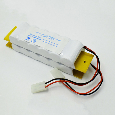 7.2V 1800mAh ไฟฉุกเฉินแบตเตอรี่นิกเกิลแคดเมียมรหัส HS 8507300090