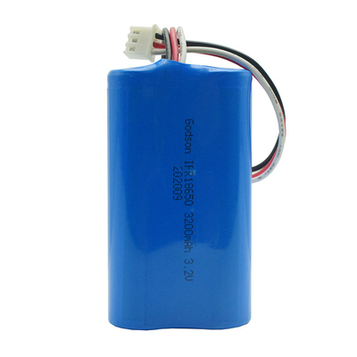 3.2Volt LiFePO4 แบตเตอรี่ไฟฉุกเฉิน 3200mAh Deep Cycle 18650