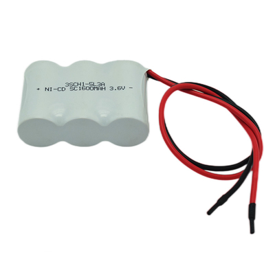 ชุดแบตเตอรี่ NiCD นิกเกิลแคดเมียม SC 1600mAh 3.6V Long Cycle Life