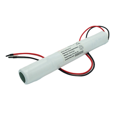 แบตเตอรี่ไฟทางออกฉุกเฉิน 2.5Ah ชาร์จใหม่ได้ 4.8V อุณหภูมิสูง