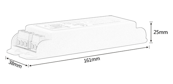 AC 85V พลังงานไฟฟ้าฉุกเฉิน GS-AT815 แคตเตอรี่พลังงานฉุกเฉิน 5-15W