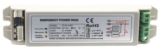 Max 0.35A แพคพลังงานฉุกเฉิน ระบบรักษาประเภท GS-A405 พลังงานฉุกเฉิน 1-5W