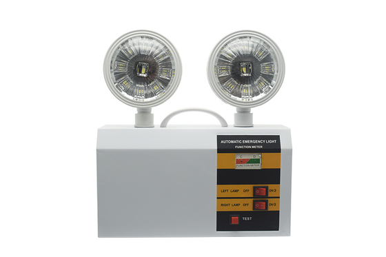 3 วัตต์ฉุกเฉิน LED ไฟออกแบบหัวคู่ ติดผนัง ระยะเวลา 3 ชั่วโมง