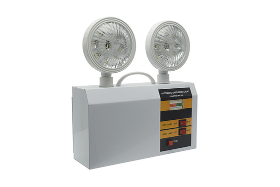 3 วัตต์ฉุกเฉิน LED ไฟออกแบบหัวคู่ ติดผนัง ระยะเวลา 3 ชั่วโมง