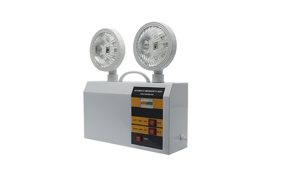 3 วัตต์ฉุกเฉิน LED ไฟออกแบบหัวคู่ ติดผนัง ระยะเวลา 3 ชั่วโมง