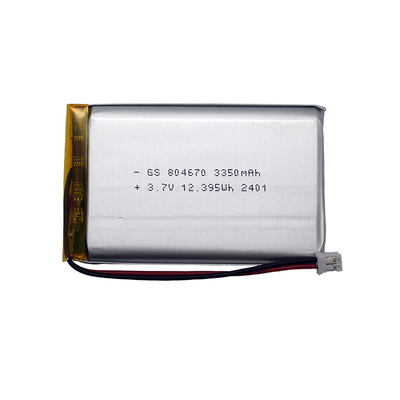 ความปลอดภัย แบตเตอรี่ Li-Ion Polymer 804670 3350mAh 3.7V