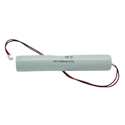 ไฟฉายฉุกเฉิน เซลล์ไนเคิลแคดมีียมปิดด้วย IEC 61951 3.6V C2500mAh