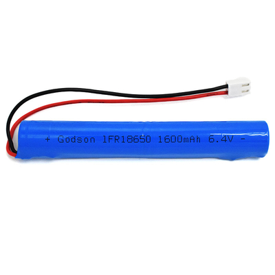 IFR 1600mAh 6.4 วอลต์ 18650 LiFePO4 แบตเตอรี่ชนิดสติ๊ก