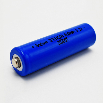 14500 600mAh แบตเตอรี่ LiFePO4 3.2V สําหรับไฟฉุกเฉินและป้ายทางออก