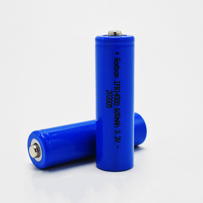 14500 600mAh แบตเตอรี่ LiFePO4 3.2V สําหรับไฟฉุกเฉินและป้ายทางออก