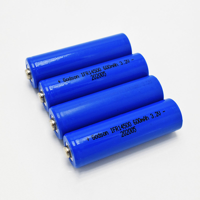 14500 600mAh แบตเตอรี่ LiFePO4 3.2V สําหรับไฟฉุกเฉินและป้ายทางออก