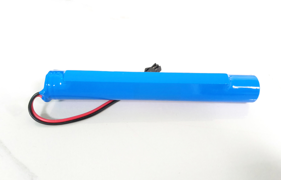 ไฟฉายฉุกเฉินแบบชาร์จใหม่ แบตเตอรี่ลิตยอน ICR18650 2600 MAh 7.4V ((JST-SMP-2P, UL1007 20#, 100mm)