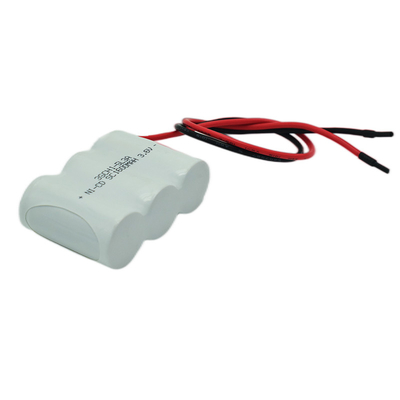 ผู้ผลิตที่สามารถปรับแต่งได้ 3.6V 1600mAh ไฟฉุกเฉิน Ni Cd แบตเตอรี่