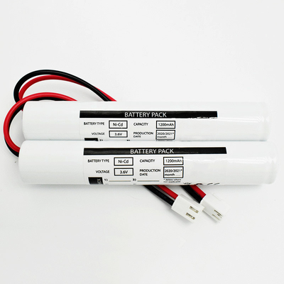 ใบรับรอง CB ไฟฉายฉุกเฉิน LED Ni Cd แบตเตอรี่แพ็ค 3.6 โวลต์ SC1200mah