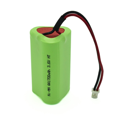 แบตเตอรี่ความจุสูง 3.6 วอลต์ AA1700mAh Ni Mh เซลล์สําหรับแสงสว่างฉุกเฉินและเครื่องมือไฟฟ้า