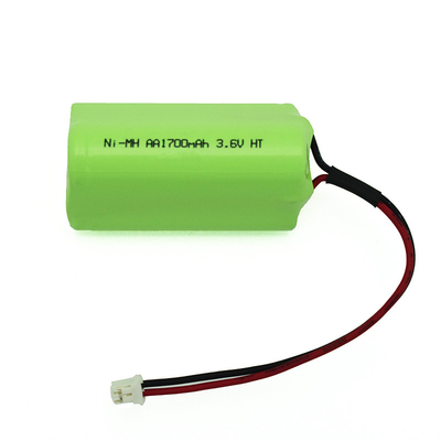แบตเตอรี่ความจุสูง 3.6 วอลต์ AA1700mAh Ni Mh เซลล์สําหรับแสงสว่างฉุกเฉินและเครื่องมือไฟฟ้า