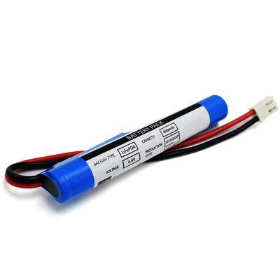 ไฟฉุกเฉิน 600mAh 6.4 วอลต์ LiFePO4 แบตเตอรี่ชนิดสติ๊ก