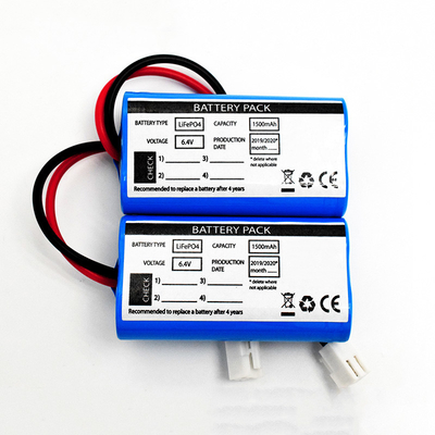 การใช้ไฟฟ้าแสงอาทิตย์ฉุกเฉิน แบบ LiFePO4 แบตเตอรี่ 1500mAh 6.4 วอลท์