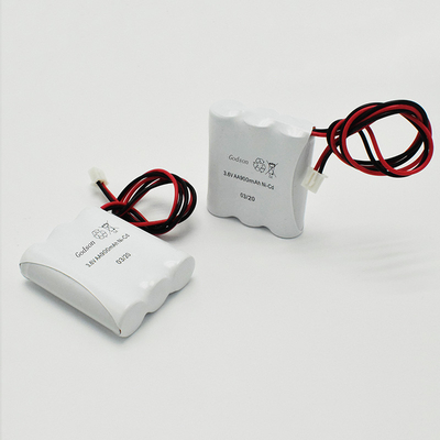 ไฟฉายฉุกเฉิน Side By Side ประเภท Ni-Cd แบตเตอรี่ AA900mAh 3.6V
