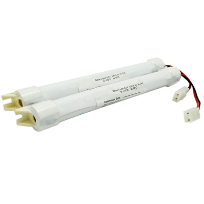 แบตเตอรี่ไฟฉุกเฉิน Ni-Cd แบตเตอรี่ SC1800mAh 6.0V 10.8Wh OEM Stick Type With Side Wall Mount Module