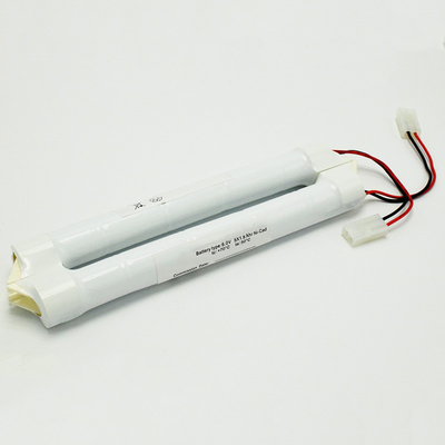 แบตเตอรี่ไฟฉุกเฉิน Ni-Cd แบตเตอรี่ SC1800mAh 6.0V 10.8Wh OEM Stick Type With Side Wall Mount Module